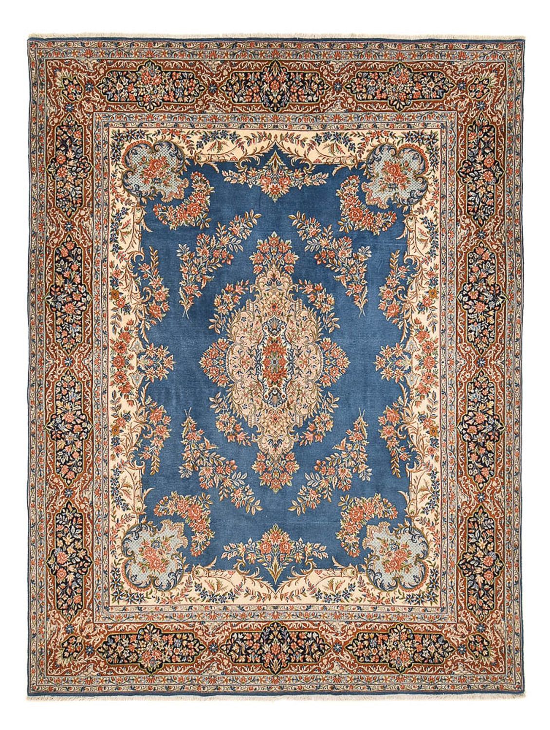 Tapis persan - Royal - 313 x 234 cm - bleu