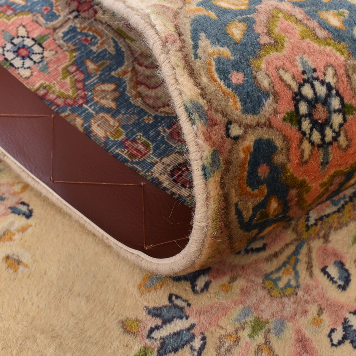 Tapis de couloir Tapis persan - Royal - 392 x 90 cm - beige