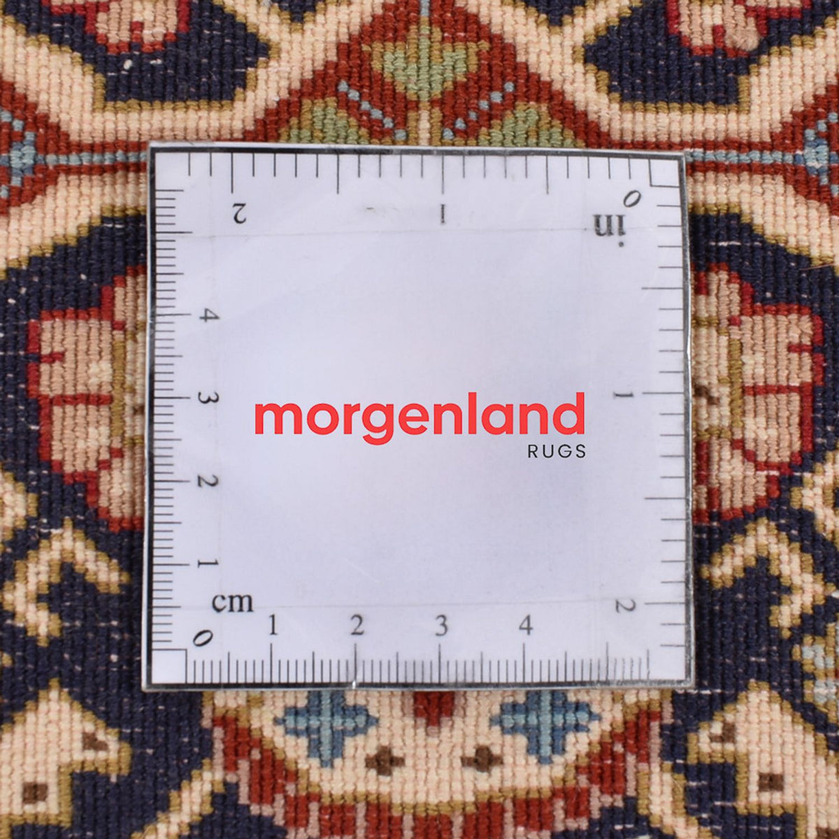 Tapis de couloir Tapis persan - Ghom - Royal - 150 x 54 cm - beige foncé