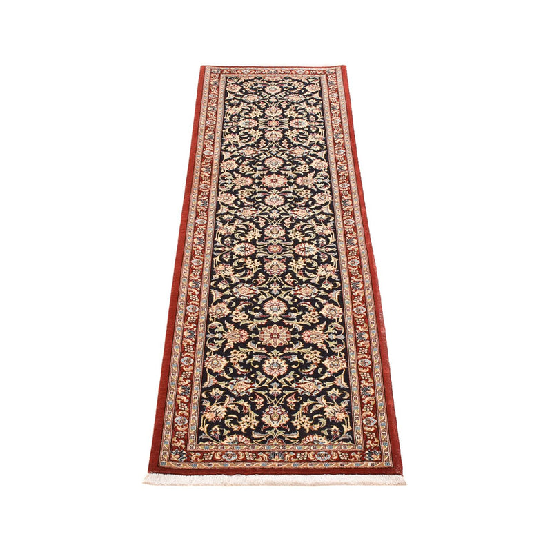 Tapis de couloir Tapis persan - Ghom - Royal - 193 x 54 cm - beige foncé