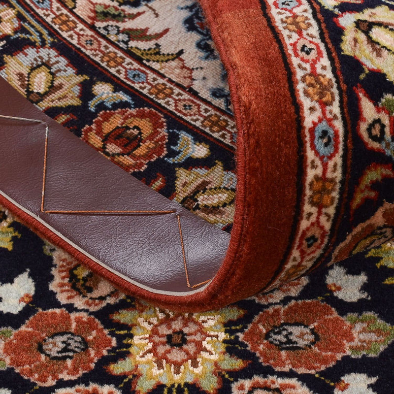 Tapis de couloir Tapis persan - Ghom - Royal - 297 x 63 cm - rouge clair