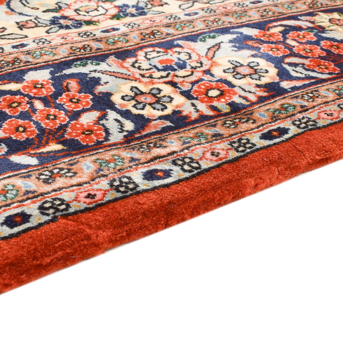 Tapis persan - Ghom - Royal - 196 x 131 cm - rouge
