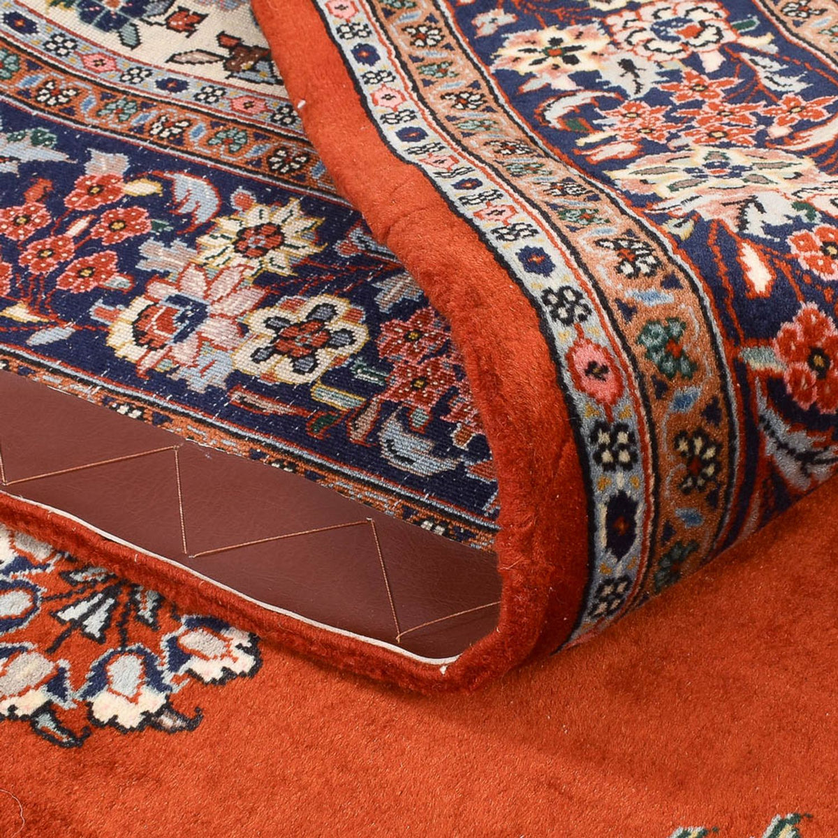 Tapis persan - Ghom - Royal - 196 x 131 cm - rouge
