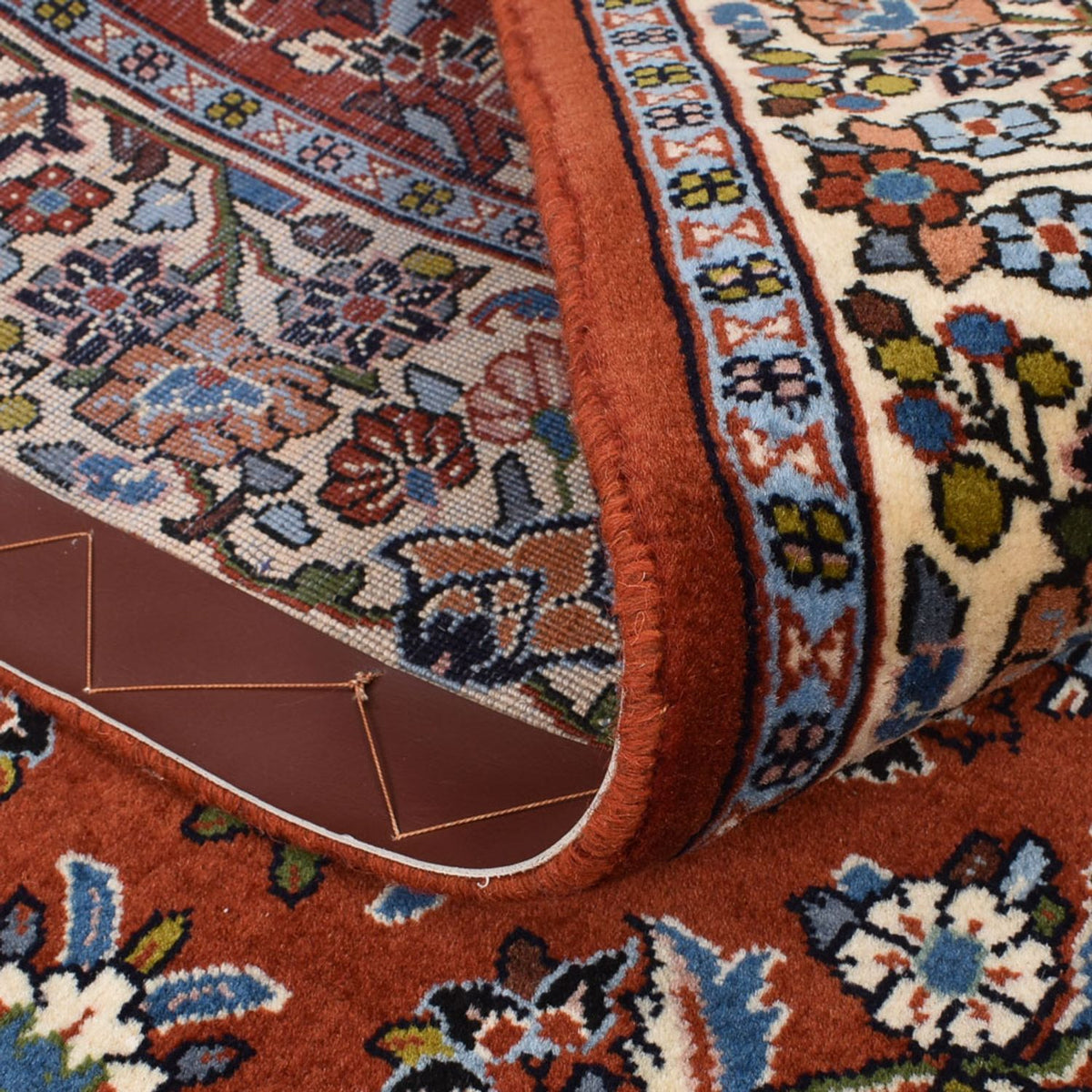 Tapis de couloir Tapis persan - Classique - 230 x 128 cm - rouge foncé