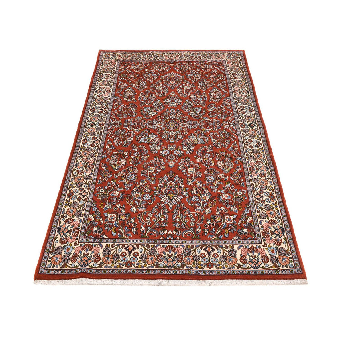 Tapis de couloir Tapis persan - Classique - 230 x 128 cm - rouge foncé