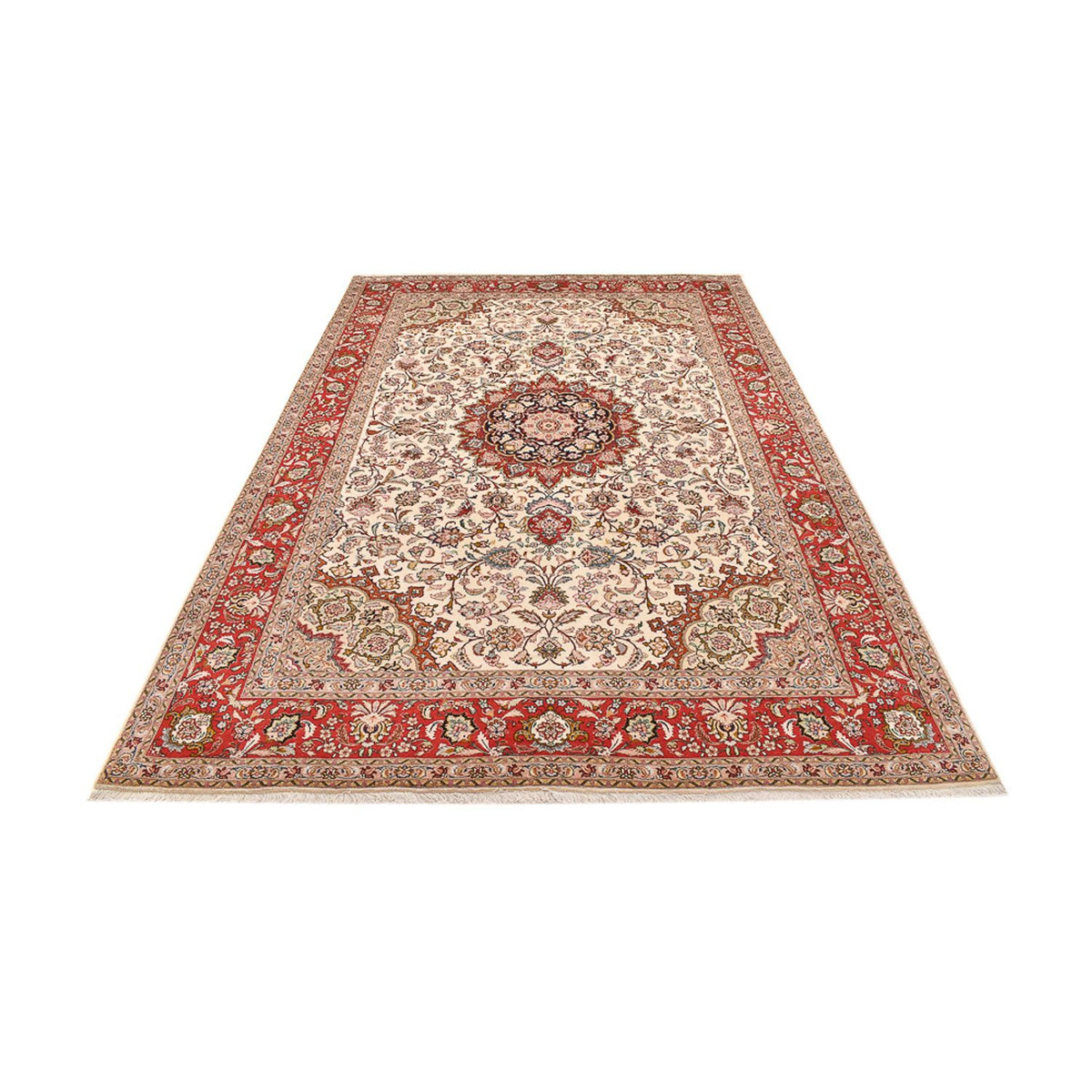 Tapis persan - Tabriz - Royal - 305 x 203 cm - beige