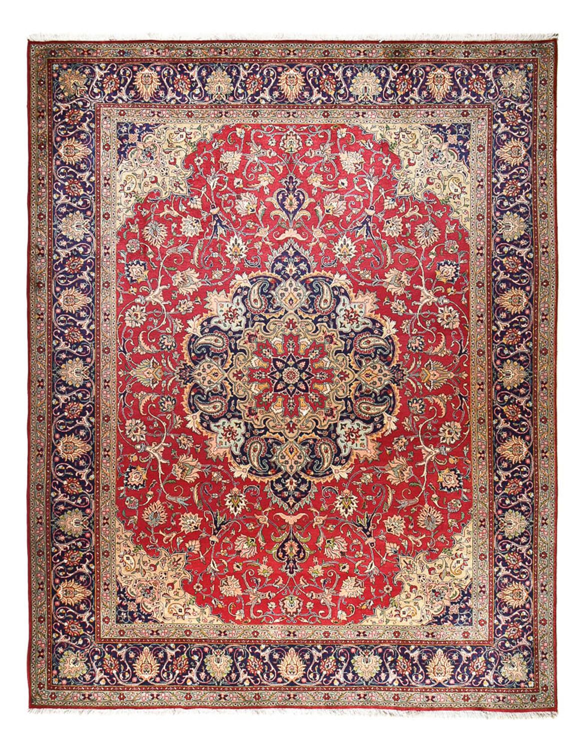 Tapis persan - Tabriz - Royal - 400 x 310 cm - rouge