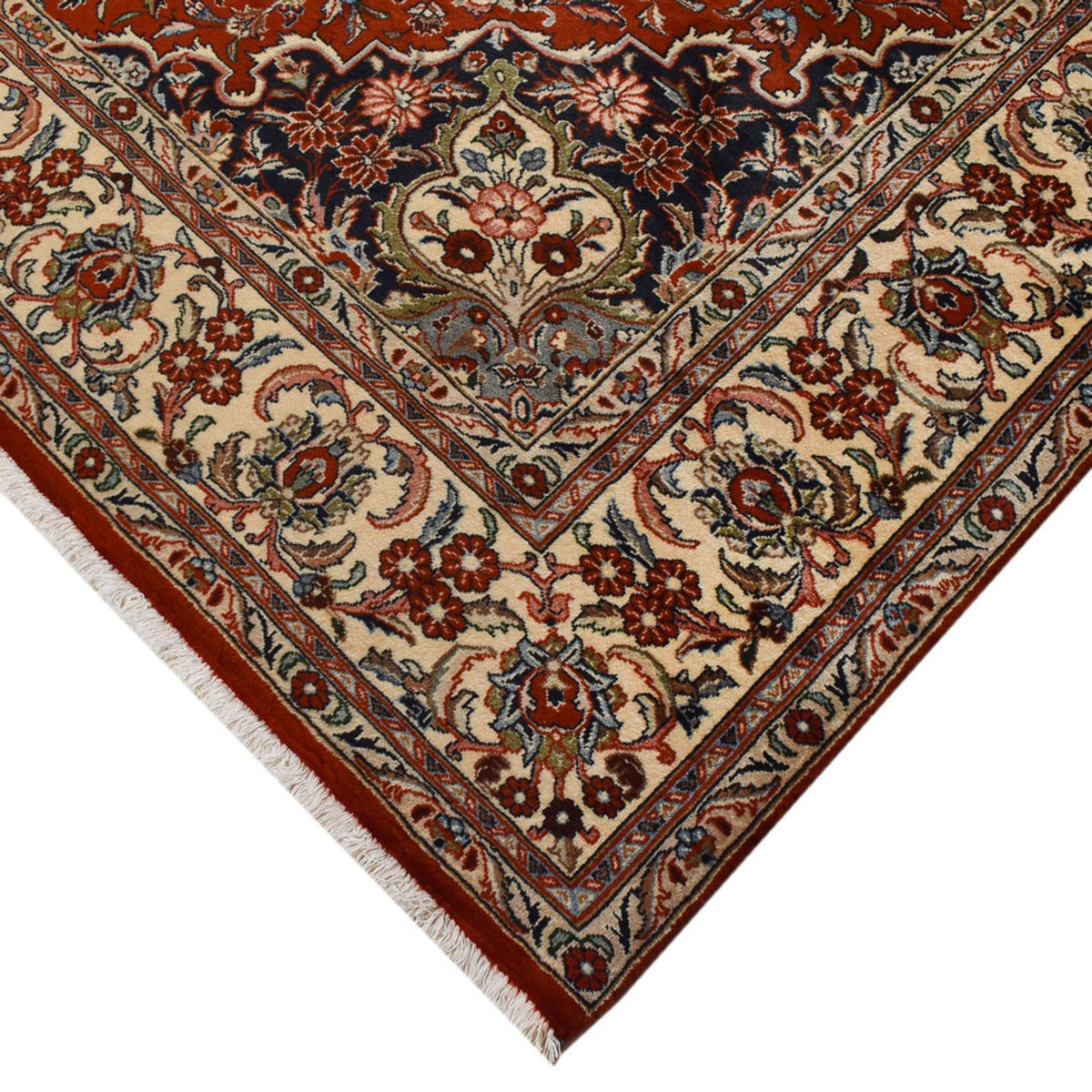 Tapis persan - Royal - 297 x 201 cm - rouge foncé