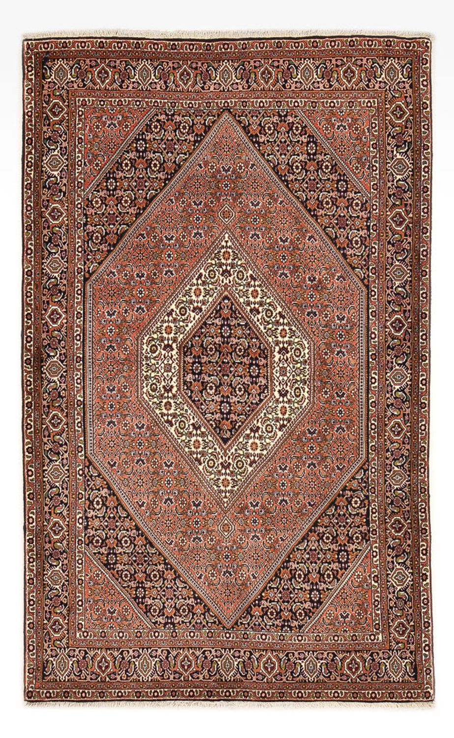 Tapis persan - Bidjar - 251 x 150 cm - rouille