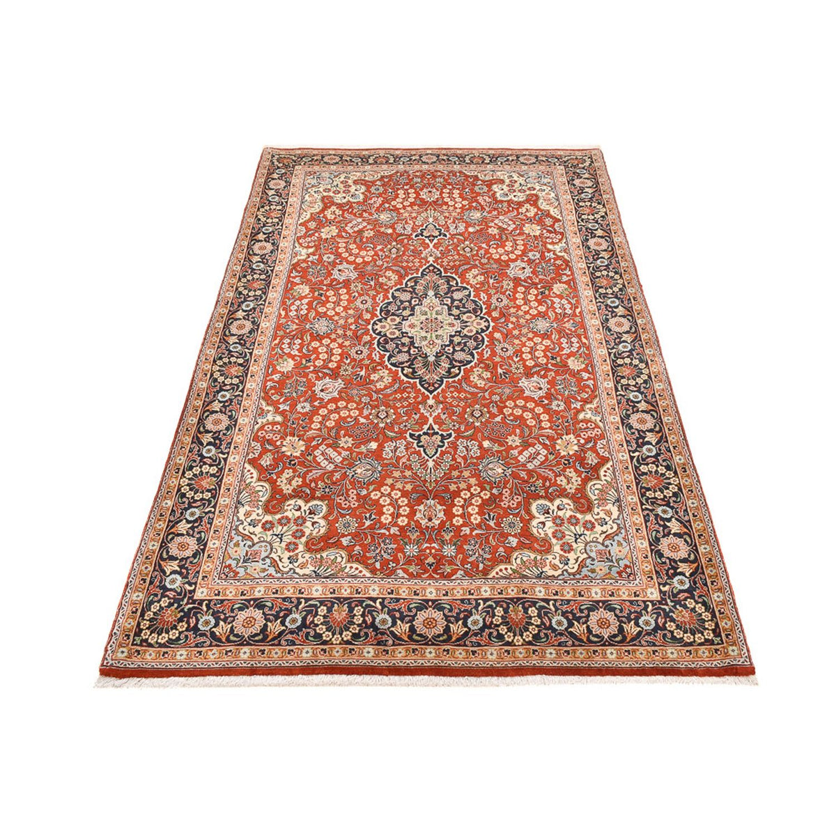 Tapis persan - Ghom - Royal - 240 x 142 cm - rouge