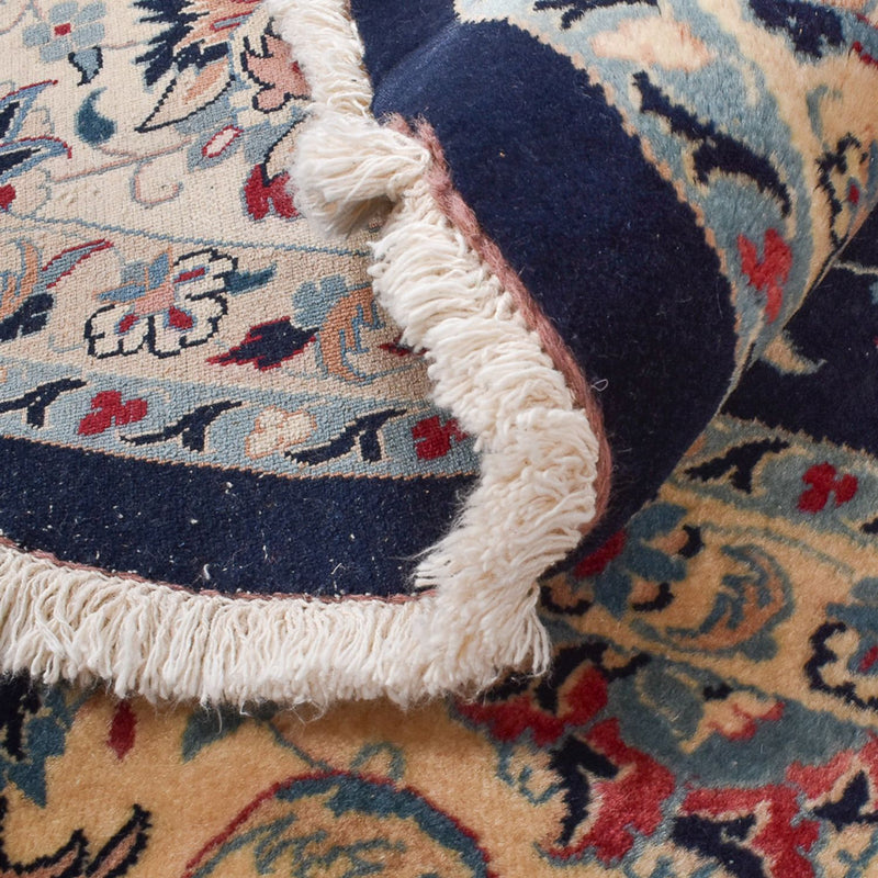 Tapis persan - Classique - 235 x 235 cm - bleu foncé