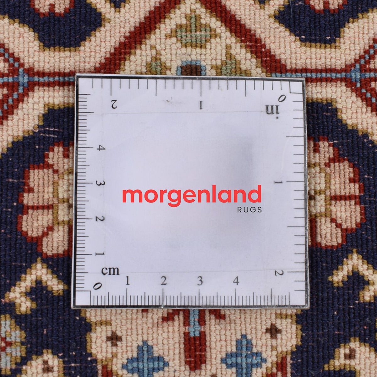 Tapis de couloir Tapis persan - Ghom - Royal - 192 x 54 cm - beige foncé