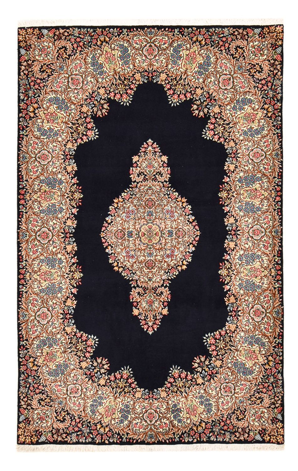 Tapis persan - Royal - Royal - 236 x 150 cm - bleu foncé