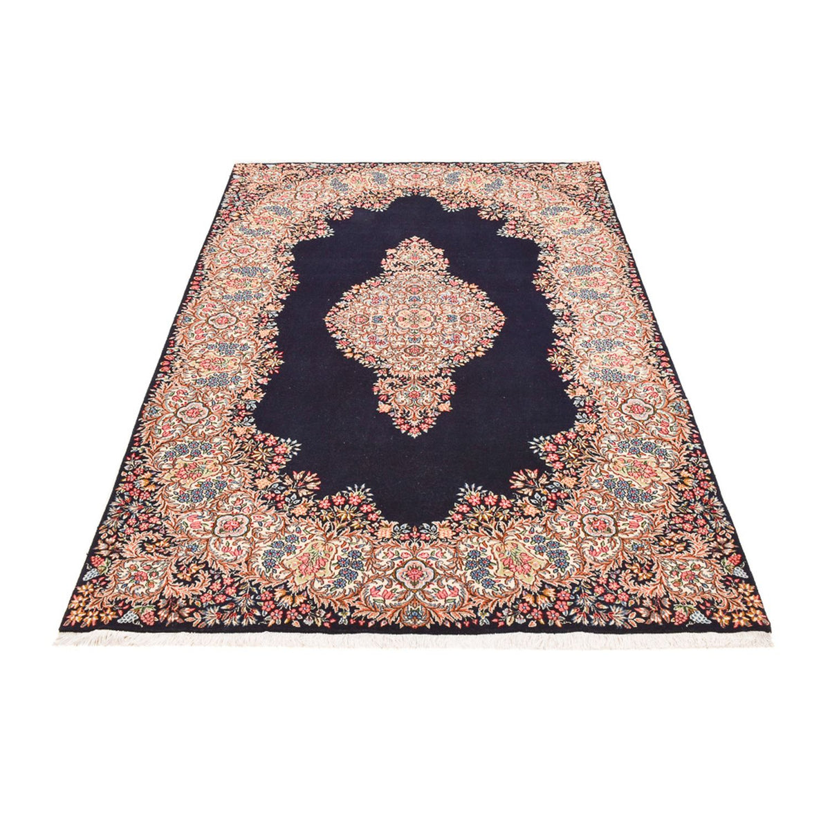 Tapis persan - Royal - Royal - 236 x 150 cm - bleu foncé