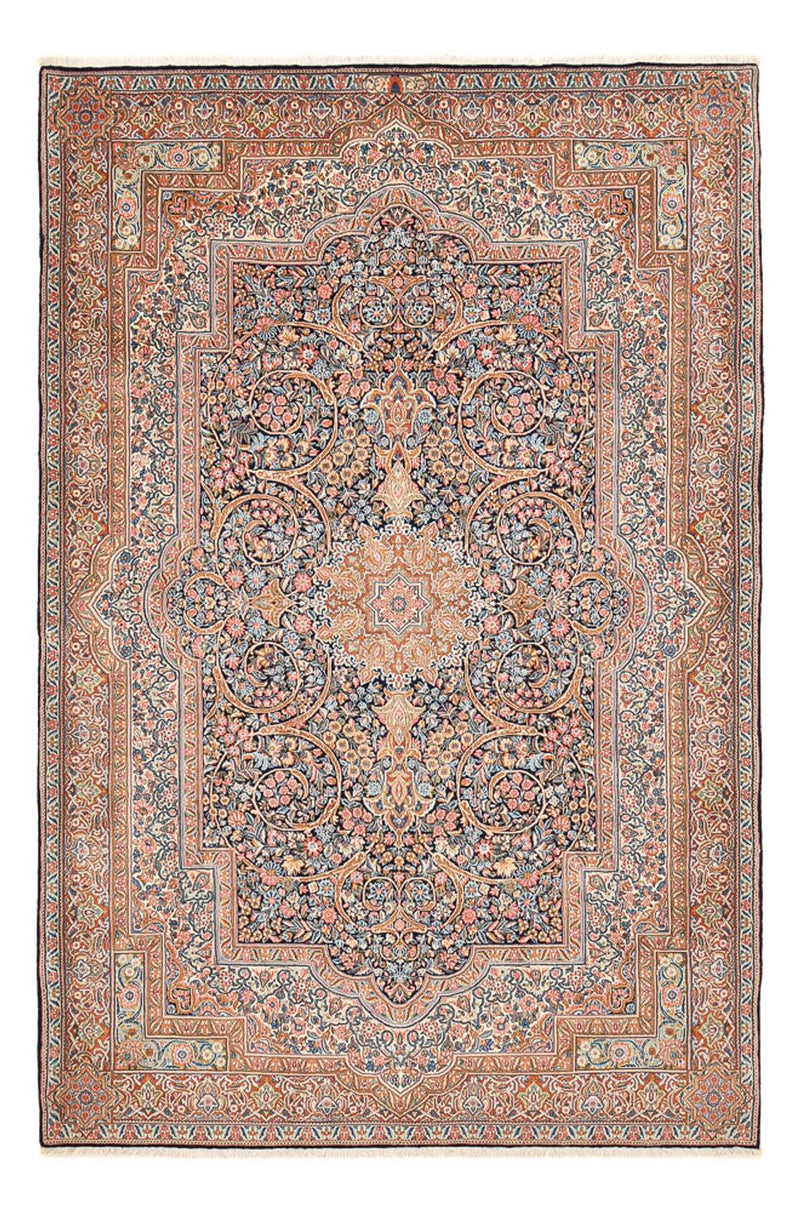 Tapis persan - Royal - 300 x 200 cm - bleu foncé