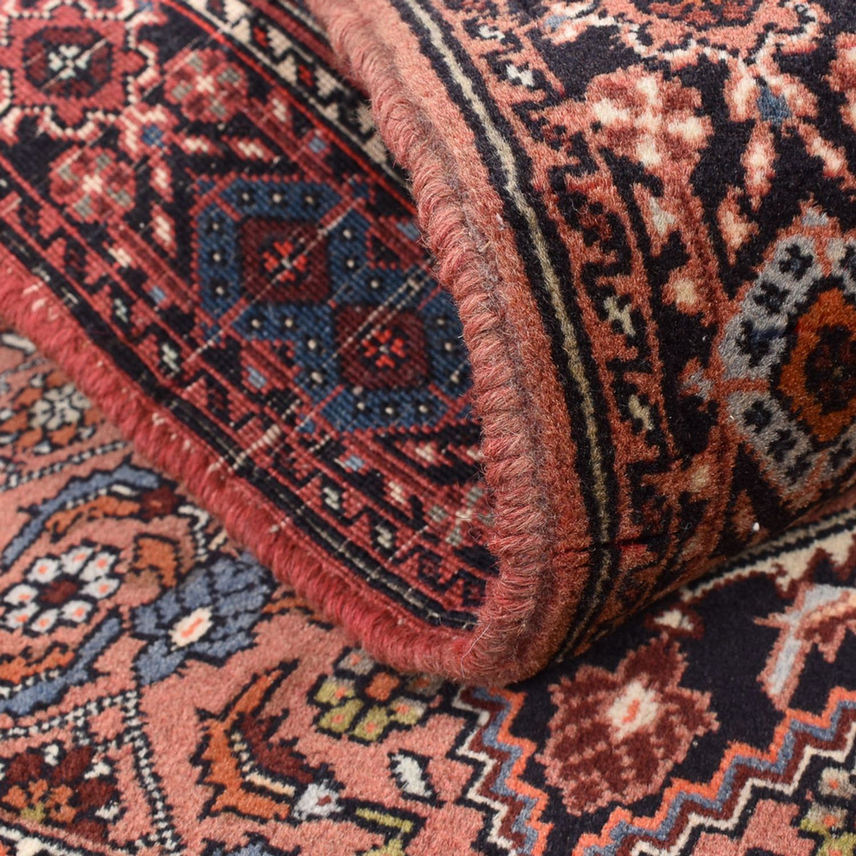 Tapis persan - Nomadic - 115 x 76 cm - rouge clair