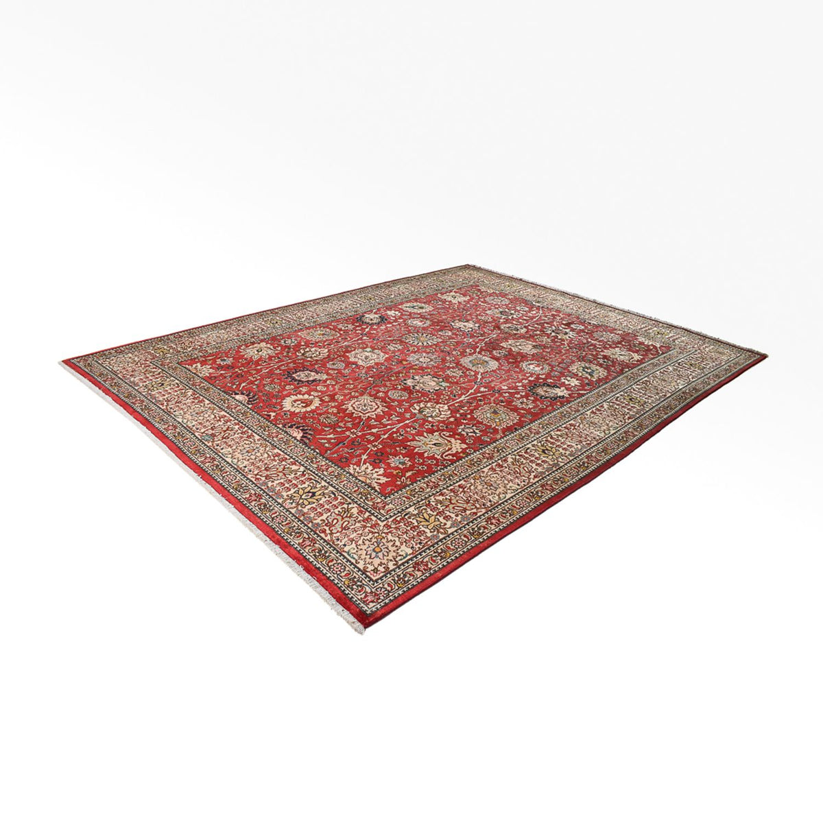 Tapis persan - Tabriz - Royal - 390 x 292 cm - rouge