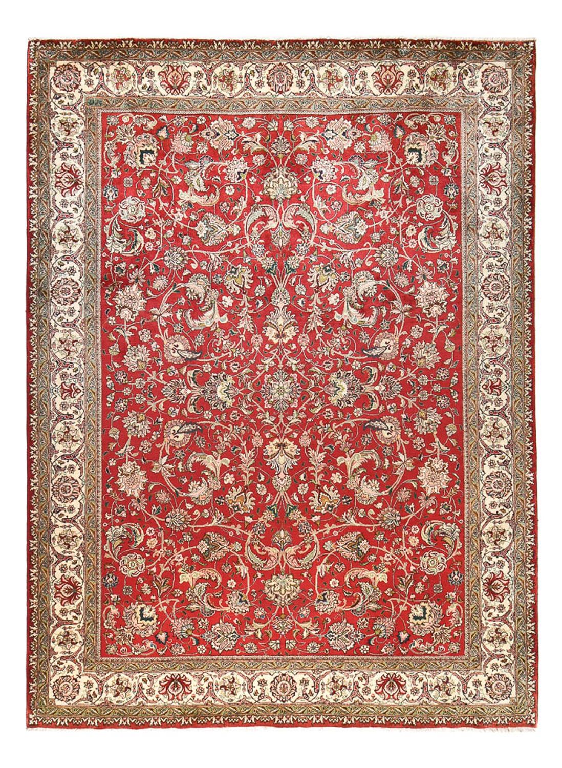 Tapis persan - Tabriz - Royal - 400 x 298 cm - rouge