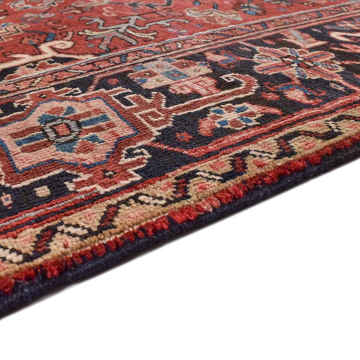 Tapis persan - Nomadic - 378 x 297 cm - rouge