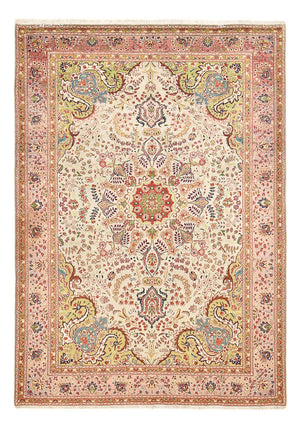 Tapis persan - Tabriz - Royal - 295 x 192 cm - saumon