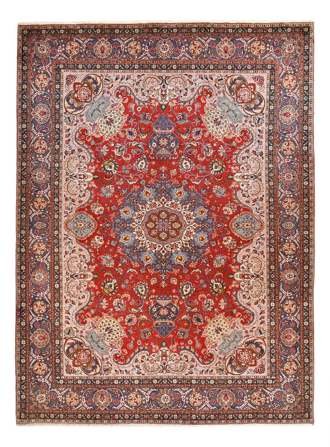 Tapis persan - Tabriz - Royal - 408 x 300 cm - rouge
