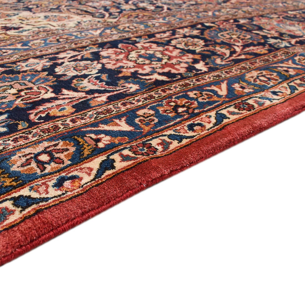 Tapis persan - Keshan - Royal - 445 x 333 cm - rouge clair