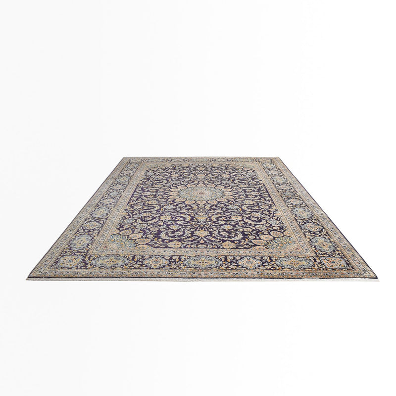 Tapis persan - Classique - 390 x 293 cm - bleu foncé