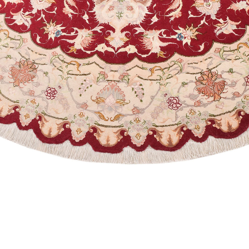 Tapis persan - Tabriz - Royal ronde  - 200 x 200 cm - multicolore