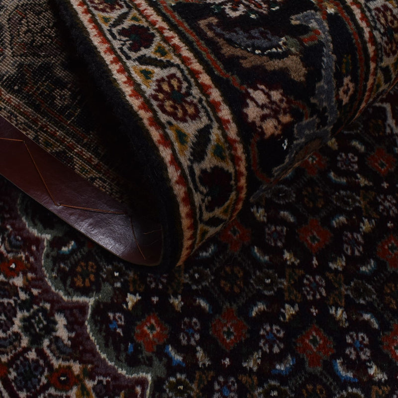 Tapis persan - Tabriz - Royal - 192 x 153 cm - marron foncé