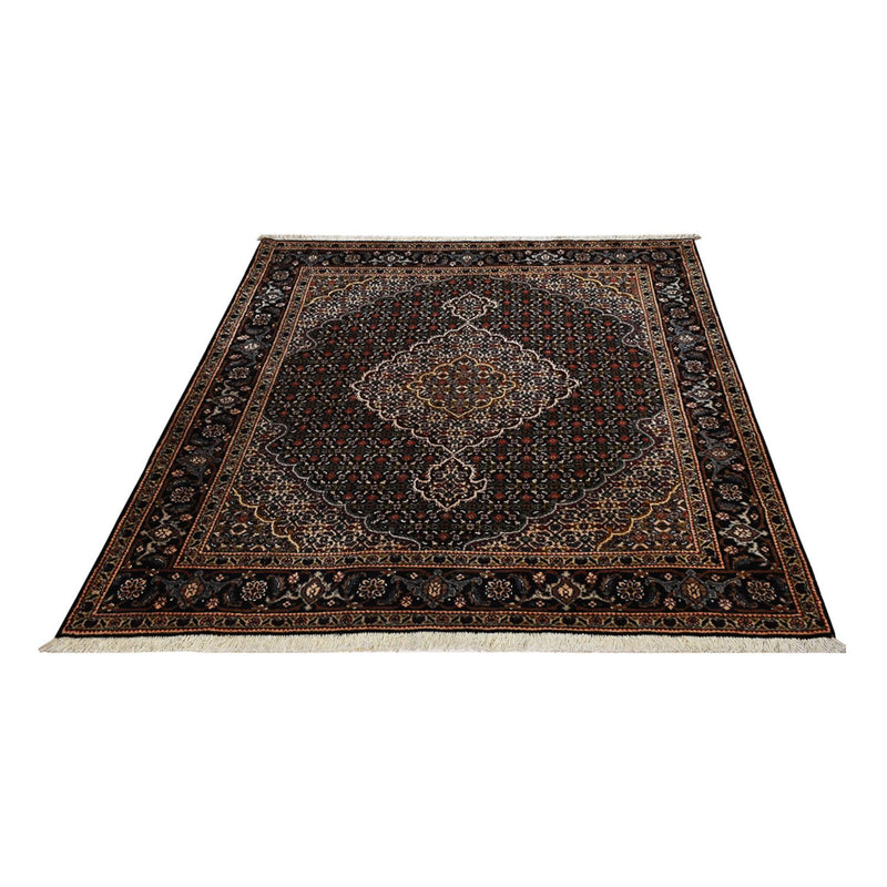 Tapis persan - Tabriz - Royal - 192 x 153 cm - marron foncé