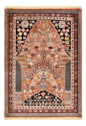 Tapis Gabbeh - Persan Kashkuli - 160 x 112 cm - rouge clair