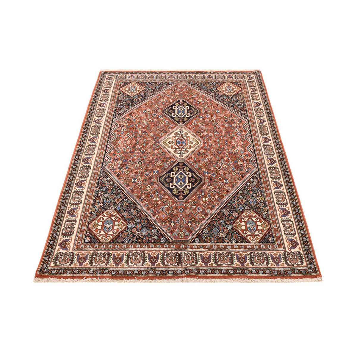 Tapis Gabbeh - Persan Kashkuli - 212 x 139 cm - rouille