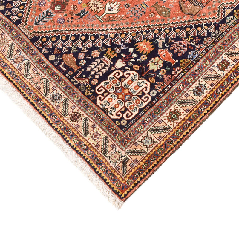 Tapis Gabbeh - Persan Kashkuli - 202 x 152 cm - rouge clair