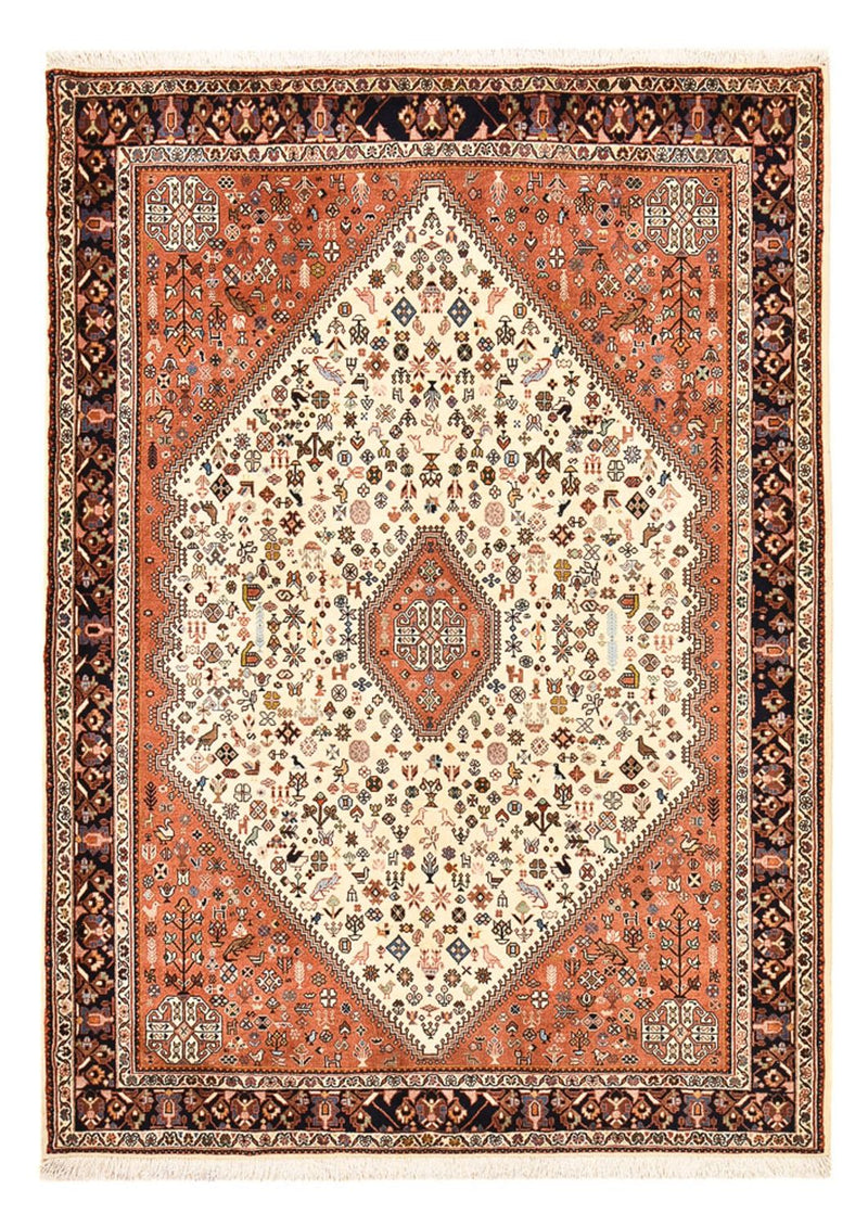 Tapis Gabbeh - Persan Kashkuli - 215 x 155 cm - crème