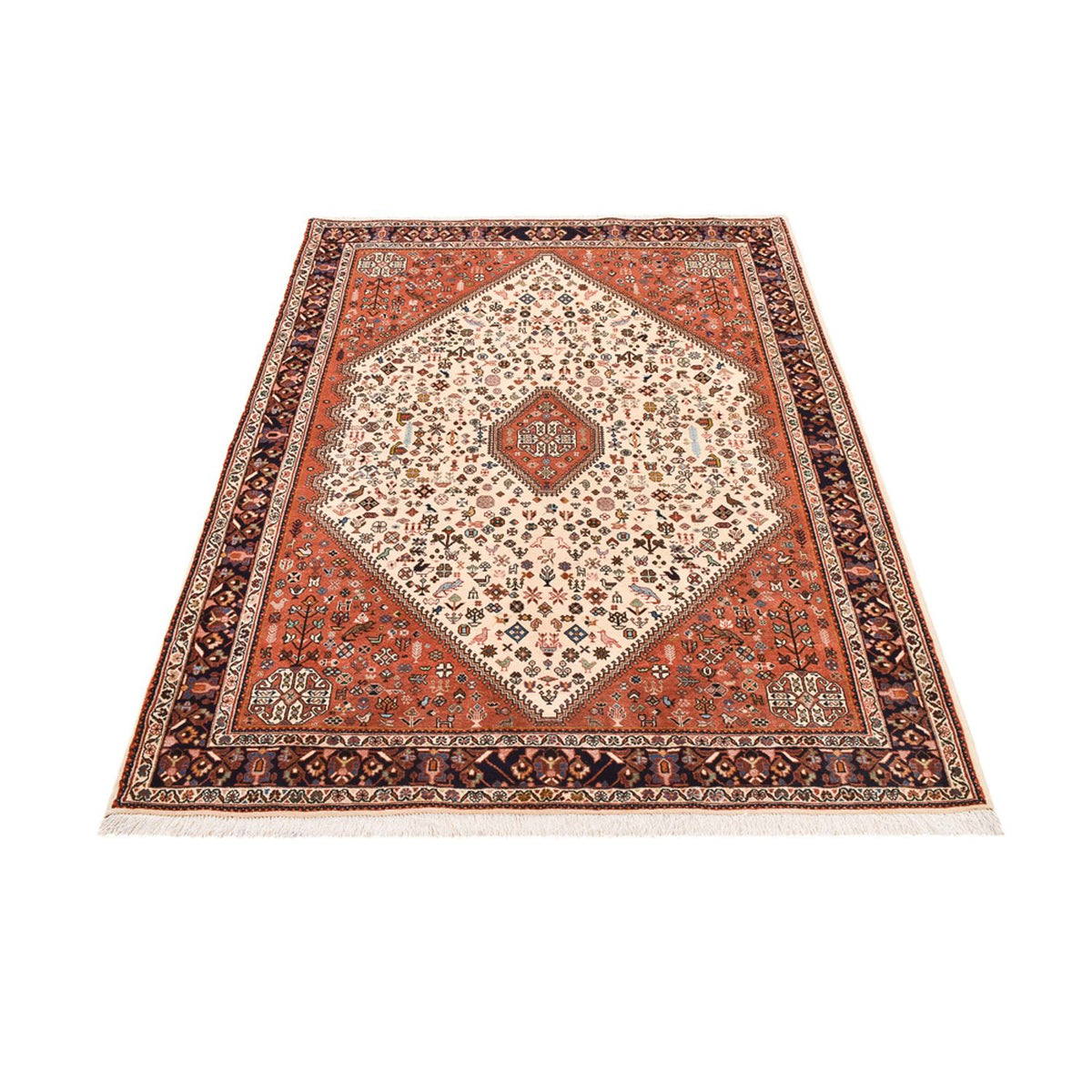 Tapis Gabbeh - Persan Kashkuli - 215 x 155 cm - crème