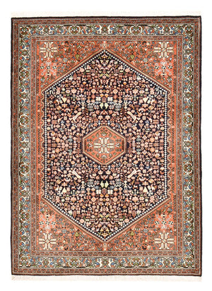 Tapis de couloir Tapis Gabbeh - Persan Kashkuli - 202 x 150 cm - bleu foncé
