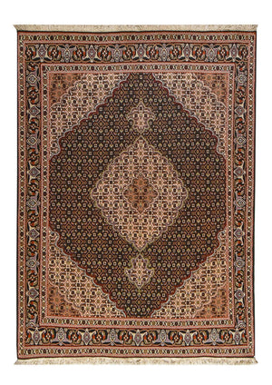 Tapis persan - Tabriz - Royal - 207 x 148 cm - marron