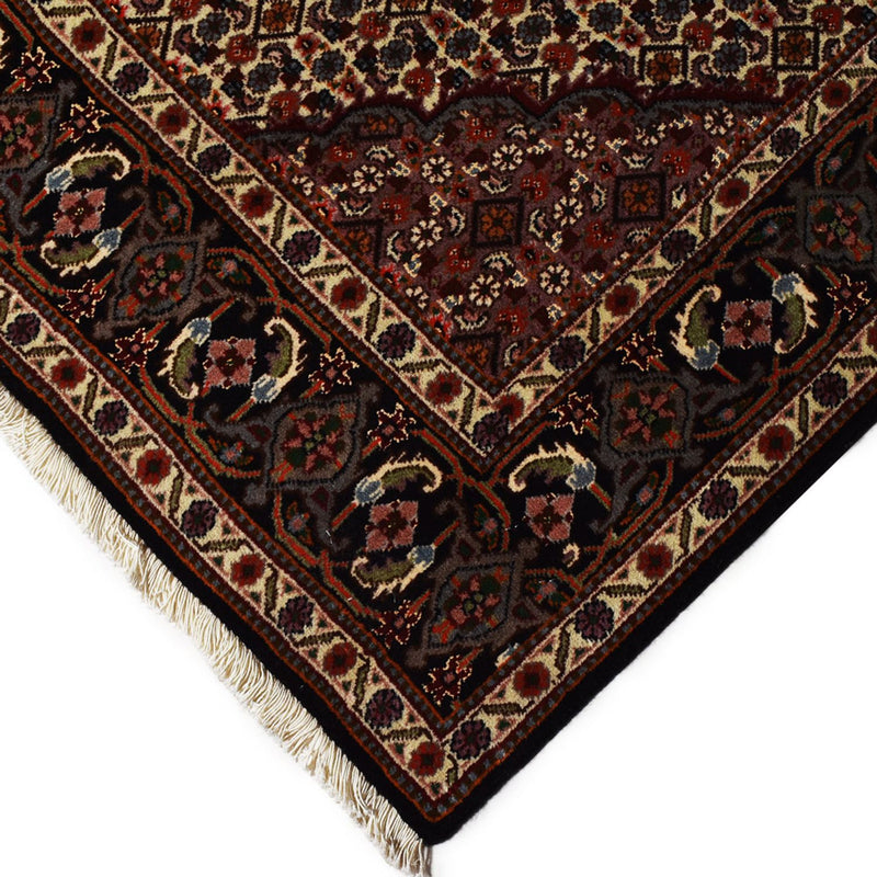 Tapis persan - Tabriz - Royal - 200 x 152 cm - marron foncé