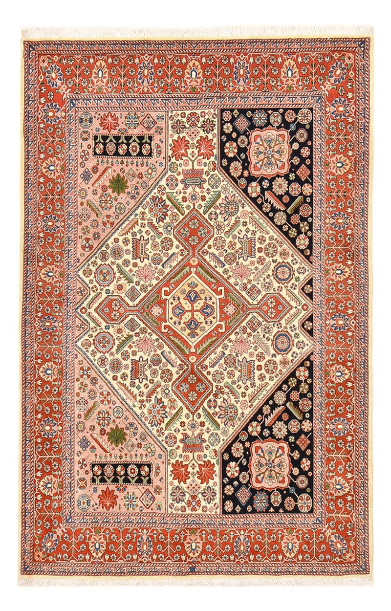 Tapis Gabbeh - Persan Kashkuli - 211 x 143 cm - multicolore