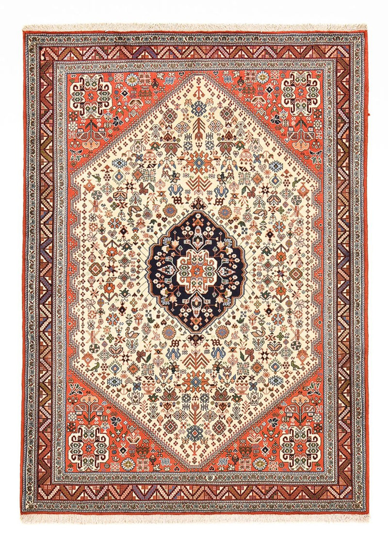 Tapis Gabbeh - Persan Kashkuli - 208 x 148 cm - crème