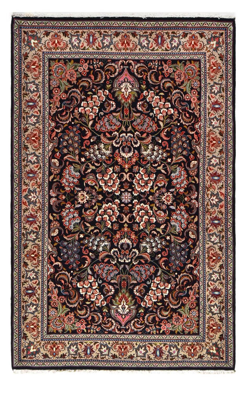 Tapis persan - Ghom - Royal - 212 x 132 cm - multicolore