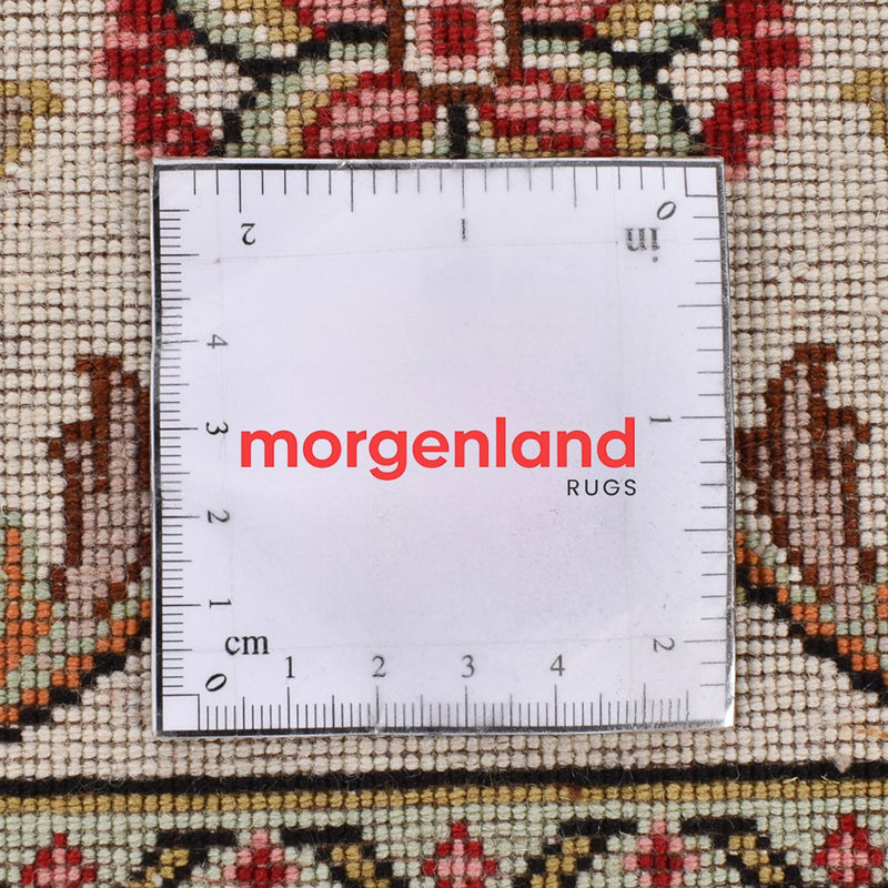 Tapis de couloir Tapis persan - Tabriz - Royal - 297 x 69 cm - sable