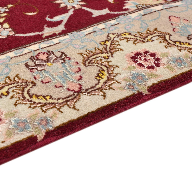 Tapis de couloir Tapis persan - Tabriz - Royal - 198 x 80 cm - rouge