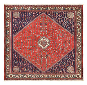 Tapis persan - Nomadic carré  - 205 x 197 cm - rouge