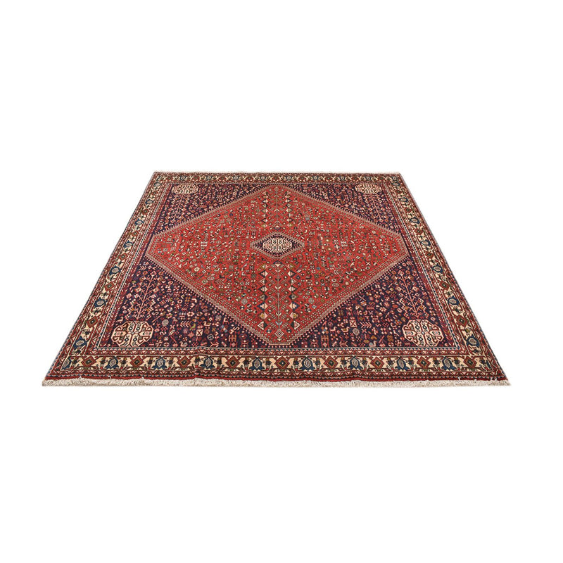 Tapis persan - Nomadic carré  - 197 x 193 cm - rouge