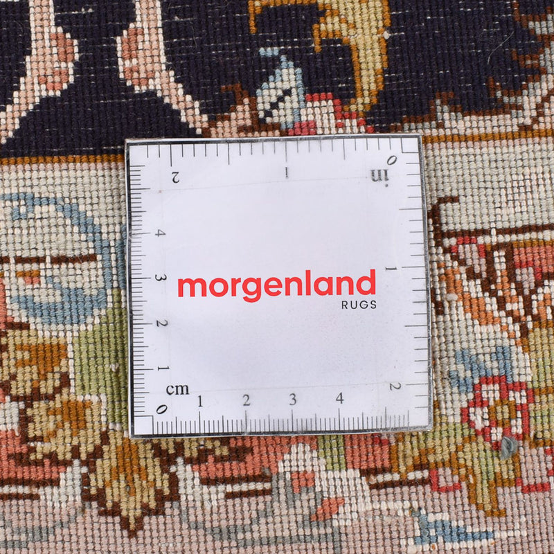 Tapis de couloir Tapis persan - Tabriz - Royal - 288 x 69 cm - bleu foncé