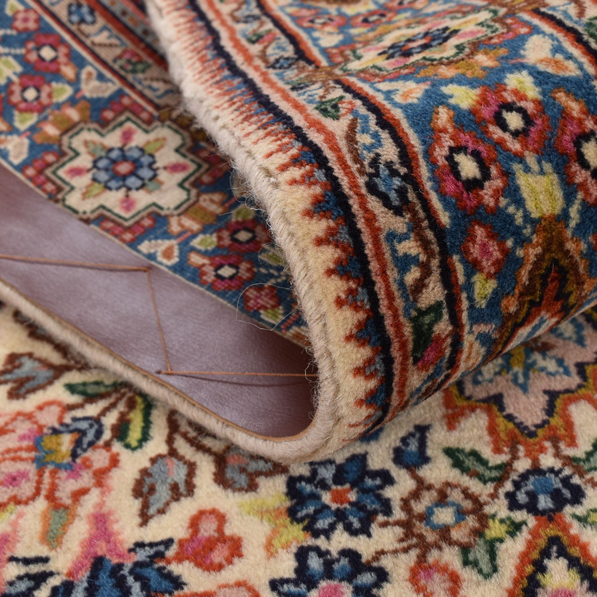 Tapis de couloir Tapis persan - Royal - 387 x 78 cm - beige foncé