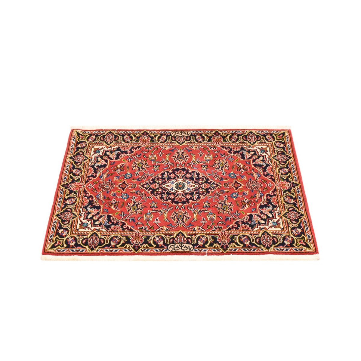 Tapis persan - Keshan - 100 x 70 cm - rouge