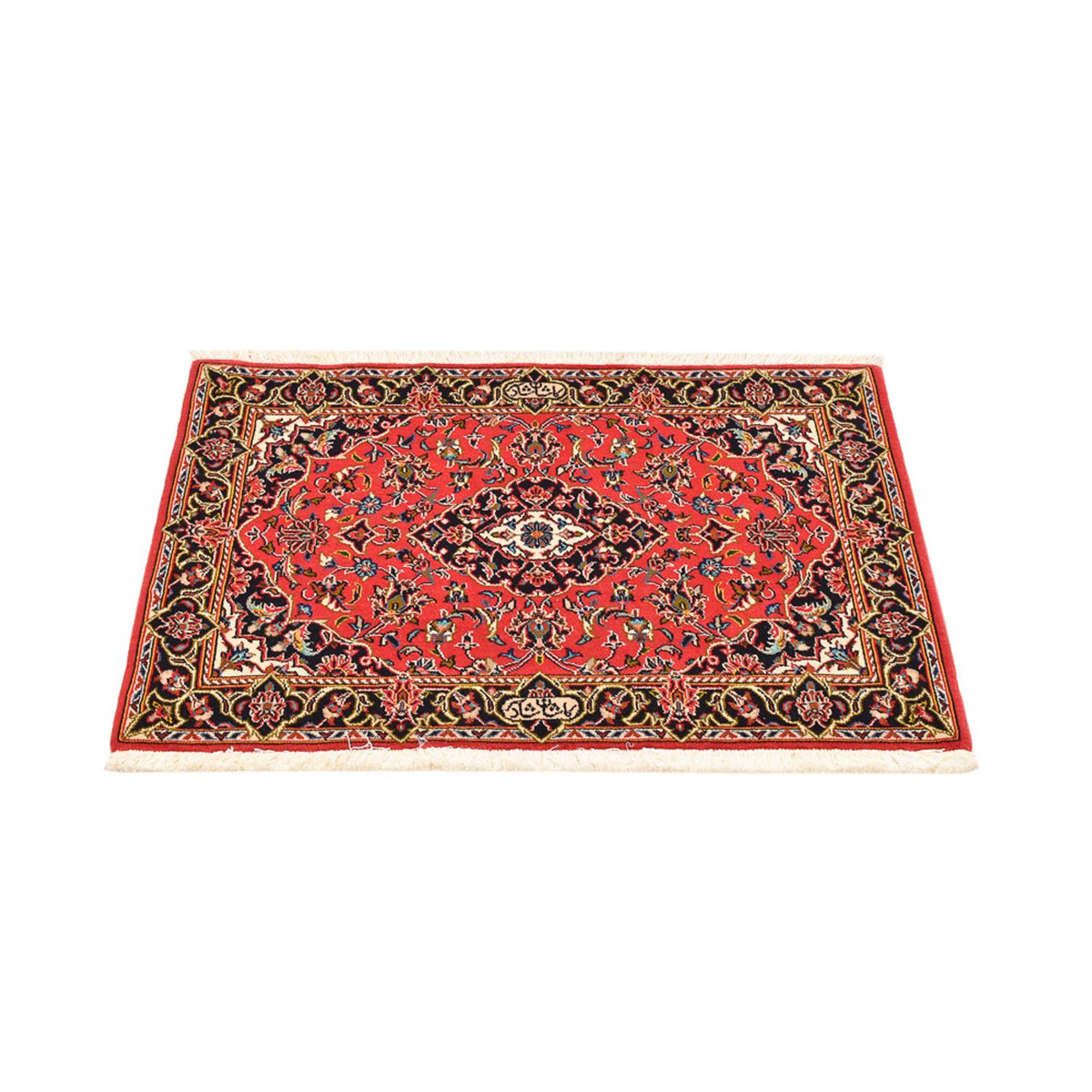 Tapis persan - Keshan - 100 x 70 cm - rouge