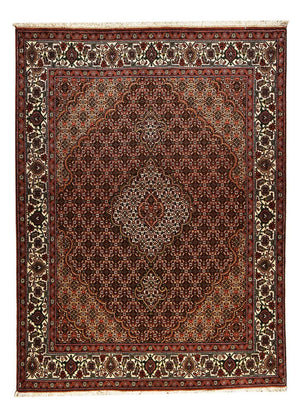 Tapis persan - Tabriz - Royal - 200 x 147 cm - rouge foncé